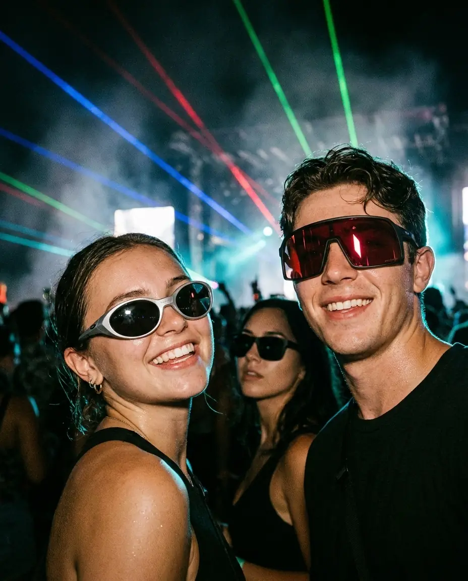 Rave & Shield: Máscaras y envolventes con espejo